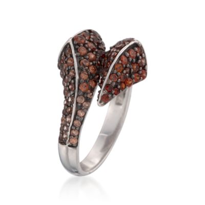 2.80 ct. t.w. Brown Zircon Wrap Ring in Sterling Silver &mdash; Alt Image 3