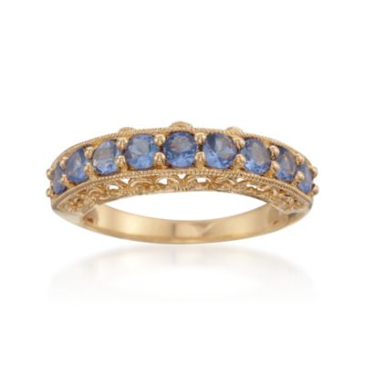 1.05 ct. t.w. Tanzanite Ring in 18kt Over Sterling &mdash; Alt Image 1