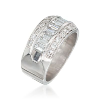 1.37 ct. t.w. Diamond Wedding Ring in 14kt White Gold &mdash; Alt Image 3