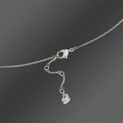 Swarovski Crystal "Sensible" Pave Crystal Pendant Necklace. 15" &mdash; Alt Image 3