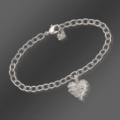 Swarovski Crystal "Sensible" Pave Crystal Bracelet. 7.5" &mdash; Alt Image 1