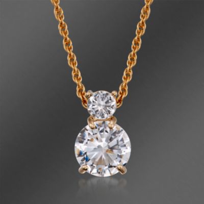Swarovski Crystal "Brilliance" Necklace and Stud Earring Set. 16" &mdash; Alt Image 3