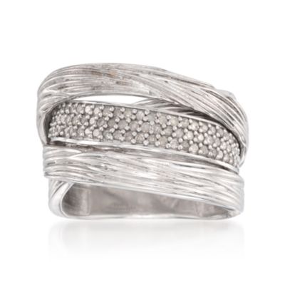 .50 ct. t.w. Diamond Highway Ring in Sterling Silver &mdash; Alt Image 1