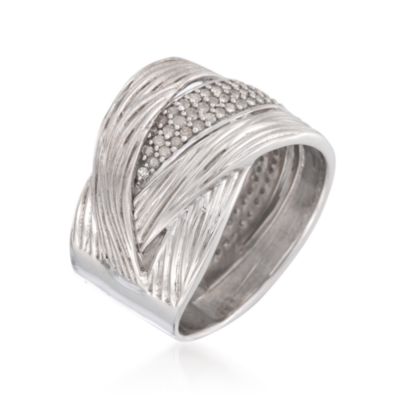 .50 ct. t.w. Diamond Highway Ring in Sterling Silver &mdash; Alt Image 3