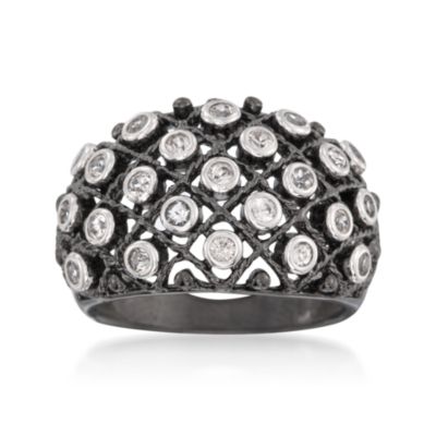 .80 ct. t.w. White Zircon Dome Ring in Sterling Silver &mdash; Alt Image 1