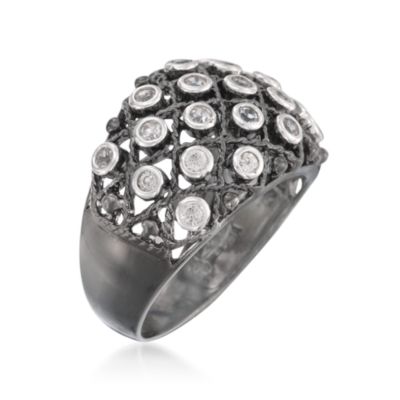 .80 ct. t.w. White Zircon Dome Ring in Sterling Silver &mdash; Alt Image 3