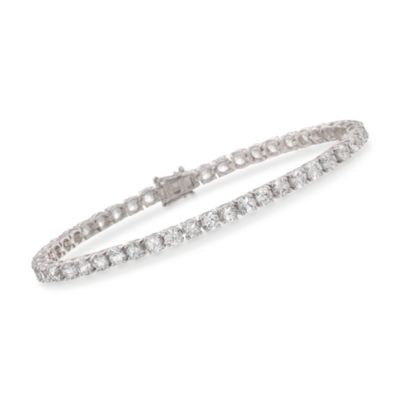 17.05 ct. t.w. White Zircon Tennis Bracelet in Sterling Silver. 7.5" &mdash; Alt Image 1
