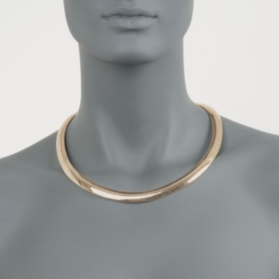 C. 1990 Vintage 10mm 14kt Yellow Gold Omega Necklace. 20" &mdash; Alt Image 2