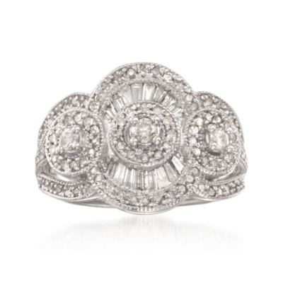 1.00 ct. t.w. Diamond Ring in Sterling Silver &mdash; Alt Image 1