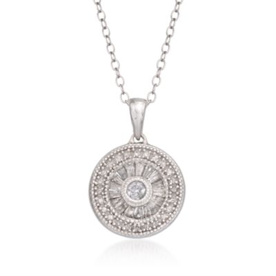 .50 ct. t.w. Diamond Pendant Necklace in Sterling Silver. 18" &mdash; Alt Image 1