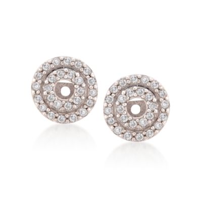 .50 ct. t.w. Diamond Earring Jackets in Sterling Silver &mdash; Alt Image 1