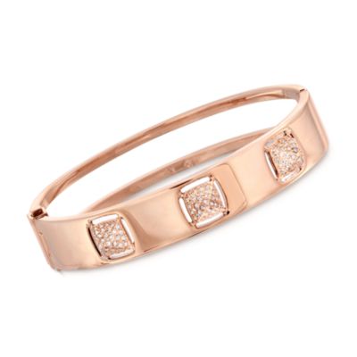 Swarovski Crystal "Tactic" Bangle Bracelet. 8" &mdash; Alt Image 1