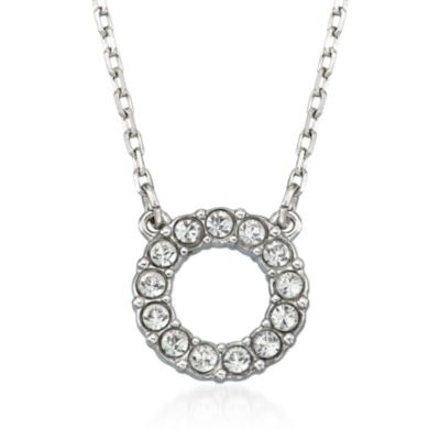 Swarovski Crystal "Towards" Crystal Circle Pendant Necklace. 15" &mdash; Alt Image 1