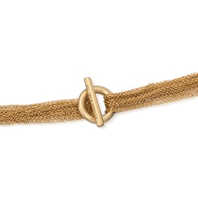 C. 2000 Vintage Tiffany Jewelry 18kt Yellow Gold Multi-Strand Open Heart Necklace. 17.5" &mdash; Alt Image 3