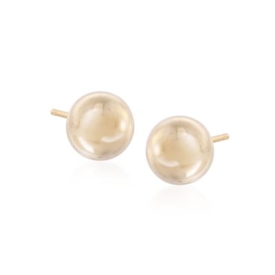 Graduated Cultured Pearl Necklace With 2 Free Pairs of Earrings in 14kt Yellow Gold &mdash; Alt Image 3