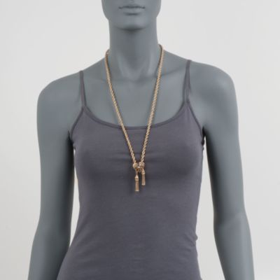 C. 1970 Vintage Opal and 1.60 ct. t.w. Garnet Necklace in 14kt Yellow Gold. 24" &mdash; Alt Image 2