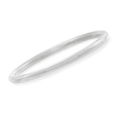 C. 2000 Vintage Tiffany Jewelry 18kt White Gold Bangle Bracelet. 7.75" &mdash; Alt Image 1