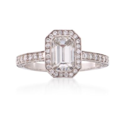 C. 2004 Vintage 2.19 ct. t.w. Certified Diamond Ring in Platinum. Size 6 &mdash; Alt Image 1