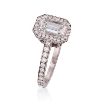 C. 2004 Vintage 2.19 ct. t.w. Certified Diamond Ring in Platinum. Size 6 &mdash; Alt Image 3