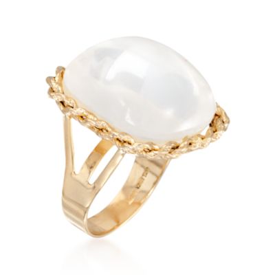 Italian Doublet Ring in 14kt Yellow Gold &mdash; Alt Image 3