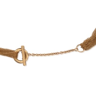C. 1980 Vintage Tiffany Jewelry 18kt Yellow Gold Cable Link Necklace With Heart. 16" &mdash; Alt Image 3