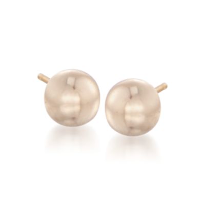 Set of Three Pairs of Earrings With Cultured Pearls and CZs in 14kt Yellow Gold  &mdash; Alt Image 5