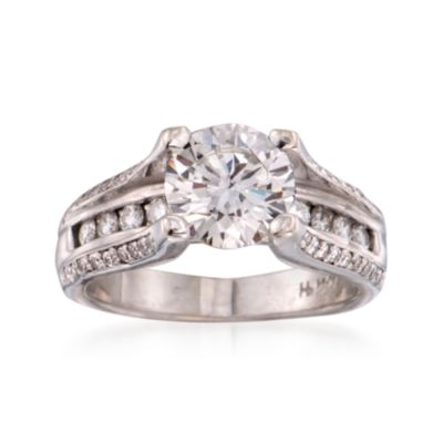C. 2000 Vintage 2.00 ct. t.w. Certified Diamond Ring in 14kt White Gold. Size 4.5 &mdash; Alt Image 1