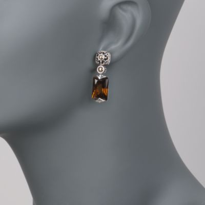 C. 2000 Vintage John Hardy 14.00 ct. t.w. Smoky Quartz Drop Earrings in Two-Tone &mdash; Alt Image 2