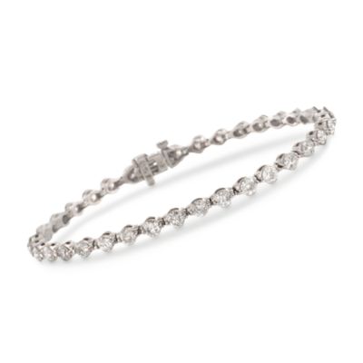 6.00 ct. t.w. Diamond Tennis Bracelet in 14kt White Gold. 7" &mdash; Alt Image 1