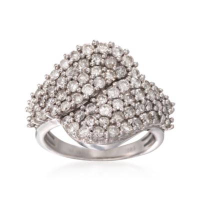 2.25 ct. t.w. Diamond Cluster Ring in 14kt White Gold &mdash; Alt Image 1
