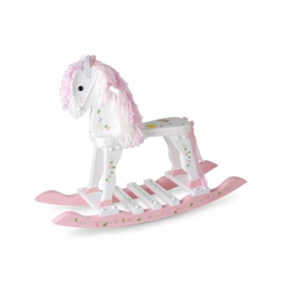 Hand-Painted Wooden Rocking Horse &mdash; Alt Image 1