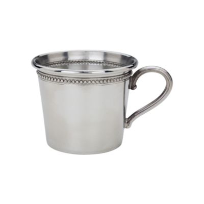 Reed & Barton Pewter Beaded Baby Cup &mdash; Alt Image 1