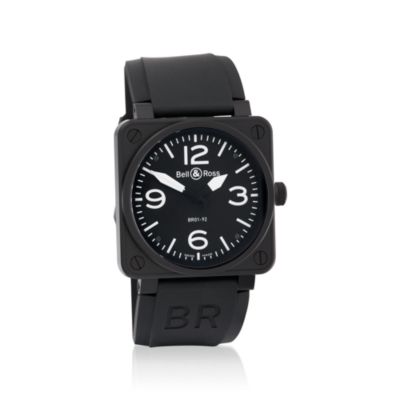 Bell & Ross Br01-92 Carbon Aviation Model Watch in Stainless &mdash; Alt Image 1