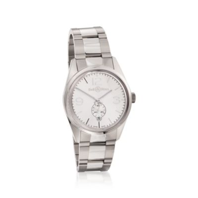 Bell & Ross BR 123 Officer Vintage Model Watch in Stainless &mdash; Alt Image 1