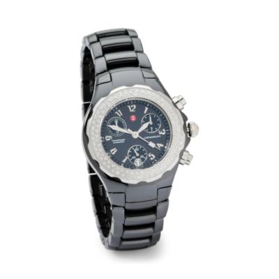 Michele Women's Tahitian .47 ct. t.w. Diamond Watch In Stainless Steel  &mdash; Alt Image 1