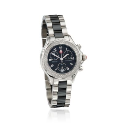 Michele Women's Tahitian .67 ct. t.w. Diamond Watch In Stainless Steel &mdash; Alt Image 1