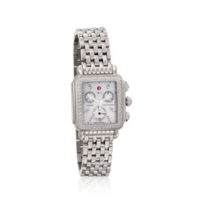 Michele Deco Day .66 ct. t.w. Women's Diamond Watch in Stainless Steel &mdash; Alt Image 1