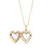 Child's 14kt Yellow Gold Heart Locket Pendant With Floral Engraving. 15" — Alt Image 2