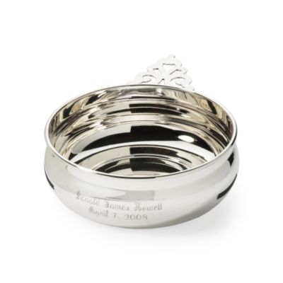 Sterling Silver Classic Baby Porringer &mdash; Alt Image 1