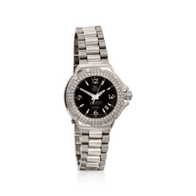 TAG Heuer Formula 1 Women's .75 ct. t.w. Diamond Watch in Stainless Steel and Ceramic &mdash; Alt Image 1