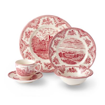 Wedgwood "Old Britain Castles Pink" Dinnerware by Johnson Bros. &mdash; Alt Image 1