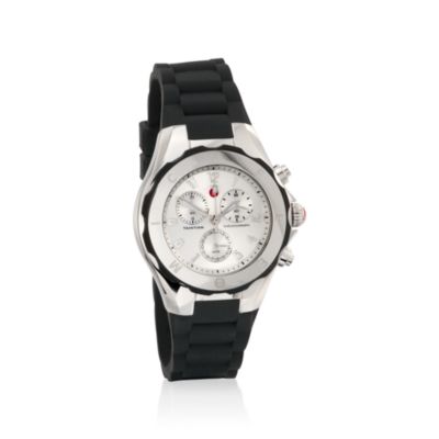 Michele Jelly Bean Women's Chronograph Stainless Steel Watch &mdash; Alt Image 1