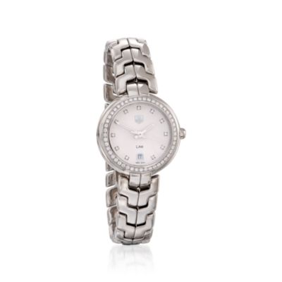 TAG Heuer Link Women's .90 ct. t.w. Diamond Watch in Stainless Steel &mdash; Alt Image 1