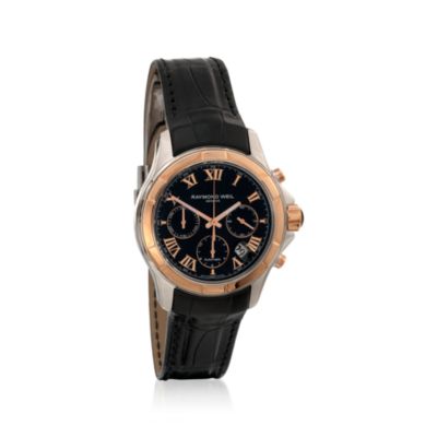 Raymond Weil Parsifal Men's 18kt Rose Gold and Stainless Steel Watch     &mdash; Alt Image 1