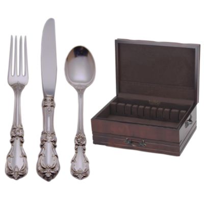 Reed & Barton "Burgundy" Sterling Silver Flatware -- Free Bonus &mdash; Alt Image 2