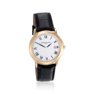 Raymond Weil Tradition Men's Gold Plate Watch &mdash; Alt Image 1