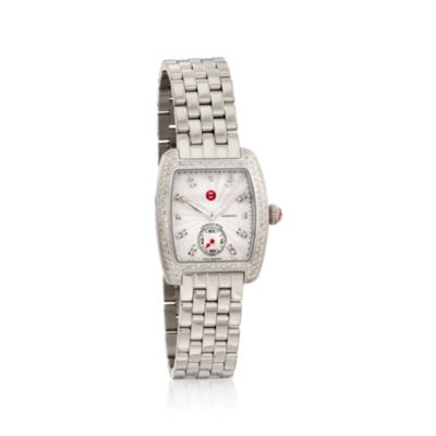 Michele Urban Mini .74 ct. t.w. Diamond Women's Watch in Stainless Steel &mdash; Alt Image 1