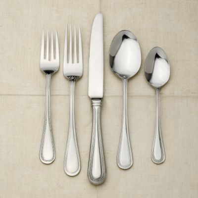 Wallace "Bead" Continental Stainless Flatware Set &mdash; Alt Image 1