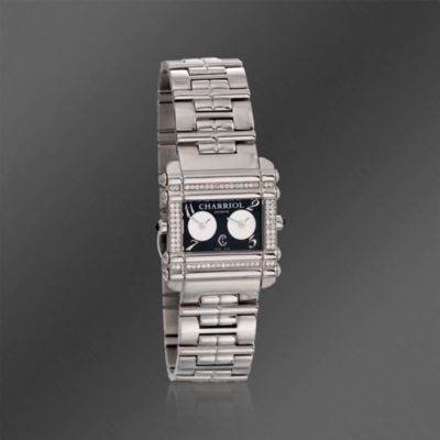 Charriol Mother-Of-Pearl and .60 ct. t.w. Diamond Watch In Stainless Steel &mdash; Alt Image 1