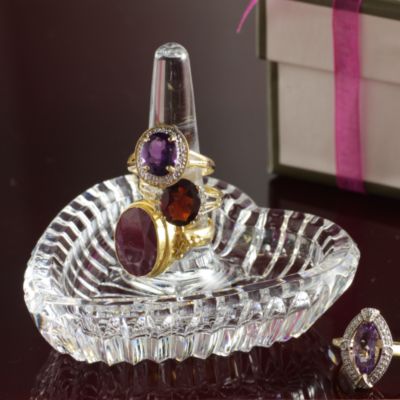 Waterford Crystal Heart Ring Holder  &mdash; Alt Image 1